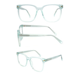 Wholesale 2021 New Adult Acetate Injection Optical Frame With Metal Spring Hinge