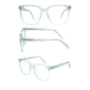 Wholesale 2021 New Adult Acetate Injection Optical Frame With Metal Spring Hinge