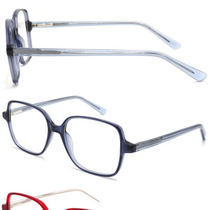 Wholesale 2021 New Adult Acetate Injection Optical Frame With Metal Spring Hinge