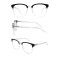 Wholesale 2023 Double Color Adult Acetate Injection Optical Frame With Metal Spring Hinge