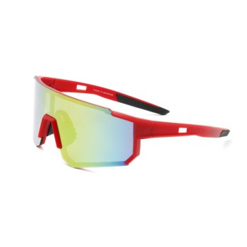 PC sport sunglasses with rubber temple tip