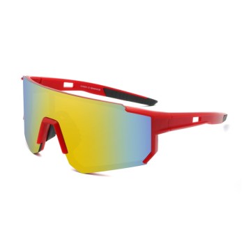 PC sport sunglasses with rubber temple tip