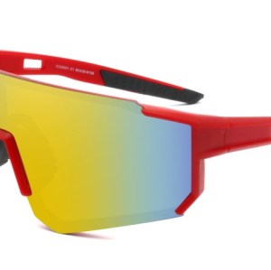 PC sport sunglasses with rubber temple tip