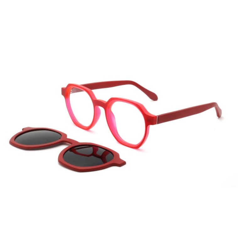 OTR950041 magnetic clip-on reading glasses front detail