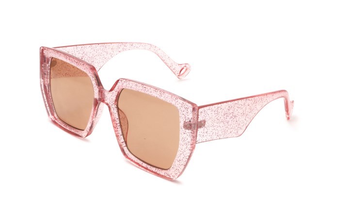 Best selling PC oversized sunglasses with metal hinge