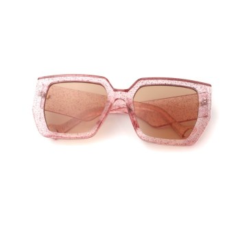 Best selling PC oversized sunglasses with metal hinge