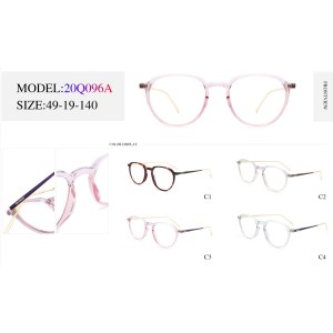 2022 Cat Eye Ultralight Adult Acetate Optical Frame With Metal Temple