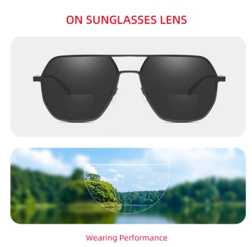 OEM 2 Pcs Reusable Stick-on Presbyopic Lenses Magnification Reading Glasses Lenses Bifocal Lenses Adhesive For Hyperopia