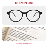 OEM 2 Pcs Reusable Stick-on Presbyopic Lenses Magnification Reading Glasses Lenses Bifocal Lenses Adhesive For Hyperopia