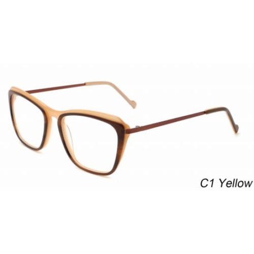2023 Cat Eye Ultralight Adult Acetate Optical Frame With Metal Temple