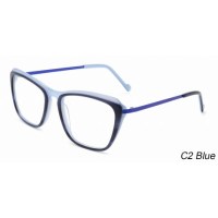 2023 Cat Eye Ultralight Adult Acetate Optical Frame With Metal Temple