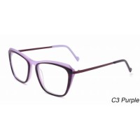 2023 Cat Eye Ultralight Adult Acetate Optical Frame With Metal Temple