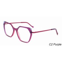 2023 Cat Eye Ultralight Adult Acetate Optical Frame With Metal Temple