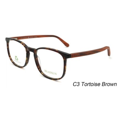 Best Selling Bio-Acetate Optical Frame with Wooden Texture