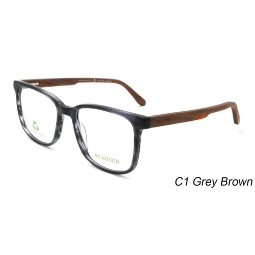 Best Wooden Texture Selling Bio-Acetate Optical Frame