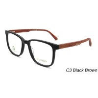 Best Wooden Texture Selling Bio-Acetate Optical Frame