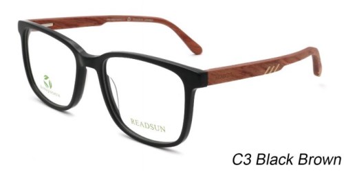 Best Selling Bio-Acetate Optical Frame with Wooden Texture