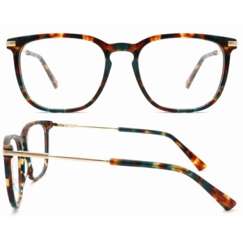 Tortoise Ultralight Adult Acetate Optical Frame With Metal Temple