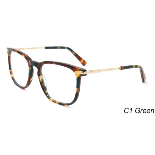 Tortoise Ultralight Adult Acetate Optical Frame With Metal Temple