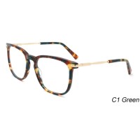 Tortoise Ultralight Adult Acetate Optical Frame With Metal Temple