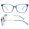 Thin Metal Temple Tortoise Ultralight Adult Acetate Optical Frame for Unisex