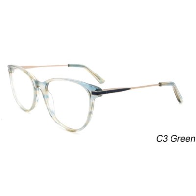 Acetate Metal Spring Hinge Ultralight Adult Optical Frame