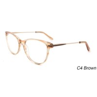 Acetate Metal Spring Hinge Ultralight Adult Optical Frame