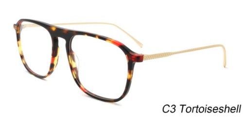Ultralight Adult Acetate Optical Frame With Metal Temple