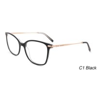 Ultralight Adult Acetate Optical Frame With Metal Temple