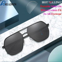 OEM 2 Pcs Reusable Stick-on Presbyopic Lenses Magnification Reading Glasses Lenses Bifocal Lenses Adhesive For Hyperopia