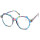 Fashionable Polygon Reading Glasses Black Colour Frame Style Lens Material Source Place Model