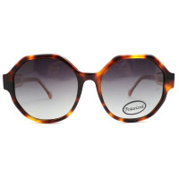 High Quality Round Frame Acetate Sunglasses  Women Polarized UV400 Lenses Custom Sun Glasses with Metal Pin