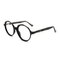 wholesale vintage acetate optical frames round thick eyeglasses frames retro tortoise eyewear for women