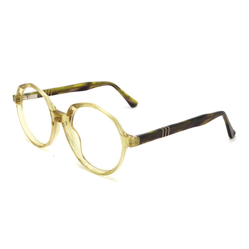 wholesale vintage acetate optical frames round thick eyeglasses frames retro tortoise eyewear for women