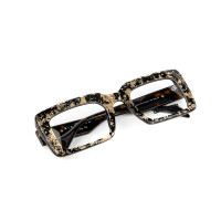 Acetate retro Floral optical frame