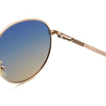 Metal Round Sun Glasses Sunglasses for Women