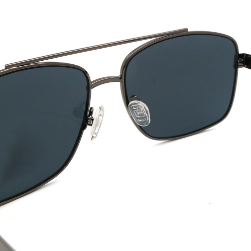 2023 High Quality Full Rim Frame Polarized Metal Double Bridge Sunglasses