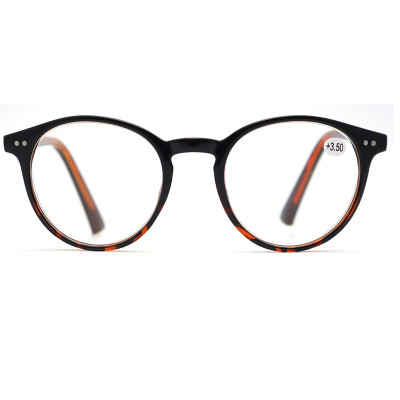 Read Eye Glasses Manufacturer OEM Customized Presbyopic Glasses Round Spring Hinge Reading Glasses