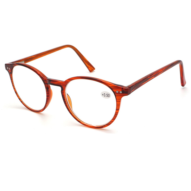 oem customized round RCP172188 reading glasses front view