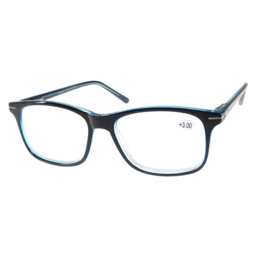 Hot selling square top bifocal cp injection mens reader manufacturer