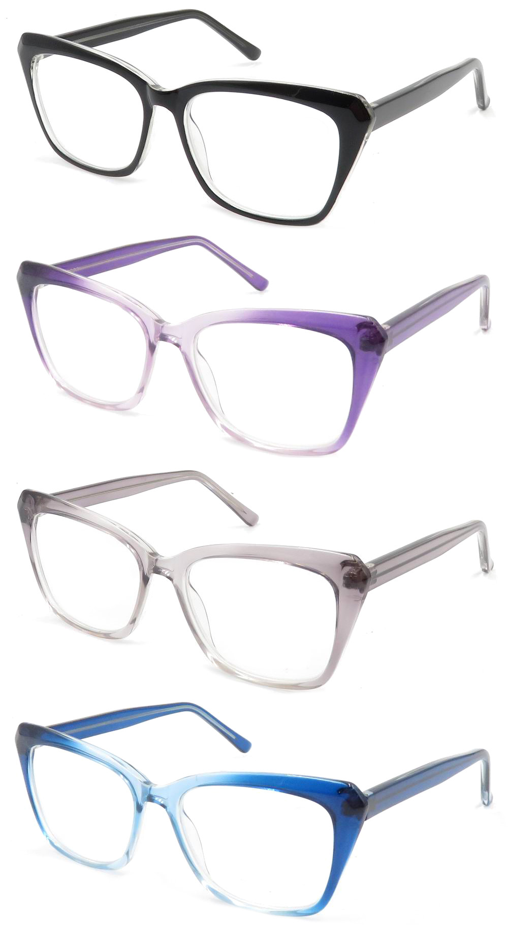 CP Injection Temple Reading Eyeglasses 