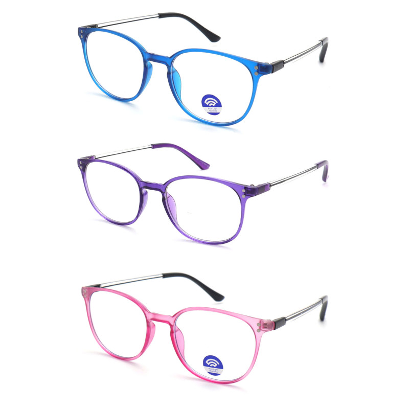 Colorful Rainbow Women Beautiful Design Spectacle Lady Plastic Frames Reading Eyewear