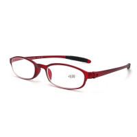Tr90 Anti Blue Light Portable Reading Glasses with Rubber Temple Tip