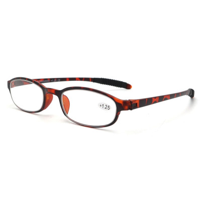 Tr90 Anti Blue Light Portable Reading Glasses with Rubber Temple Tip