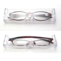 Tr90 Anti Blue Light Portable Reading Glasses with Rubber Temple Tip