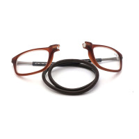 2024 New design long arms hang neck adjustable magnetic foldable TR90 reading glasses