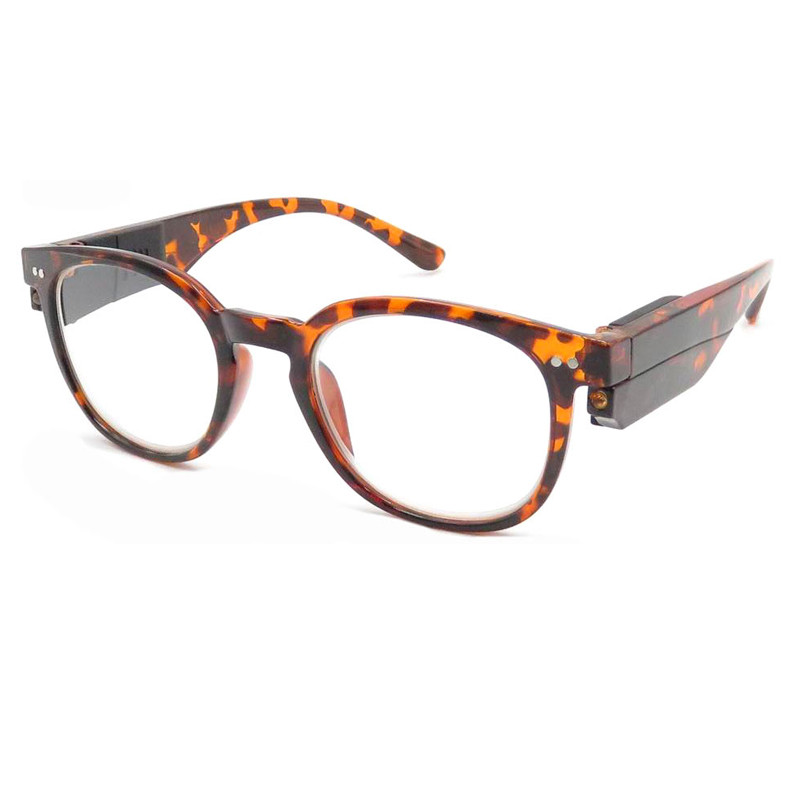 LED Powerful Reading Light Multi Strength Glasses with Magnifier up at Night Unisex Eyeglasses Eyewear