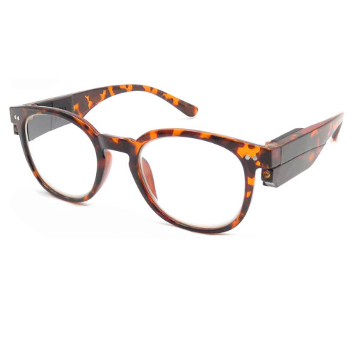 LED Powerful Reading Light Multi Strength Glasses with Magnifier up at Night Unisex Eyeglasses Eyewear