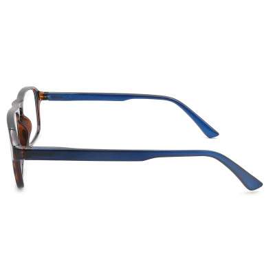 Custom Logo Fashion Luxury Plastic Square Women Men Multifocal Progressive Anti Blue Light Reading Glasses 2024