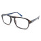 Custom Logo Fashion Luxury Plastic Square Women Men Multifocal Progressive Anti Blue Light Reading Glasses 2024